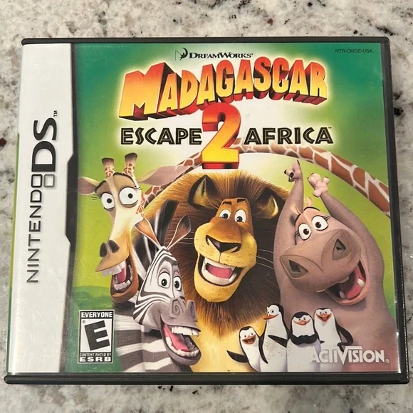 Madagascar: Escape 2 Africa (Nintendo DS, 2008) Complete CIB - Picture 1 of 4